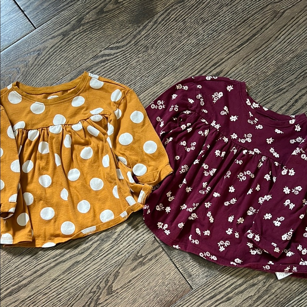 Old Navy Kids Polka Dot and Floral Tops